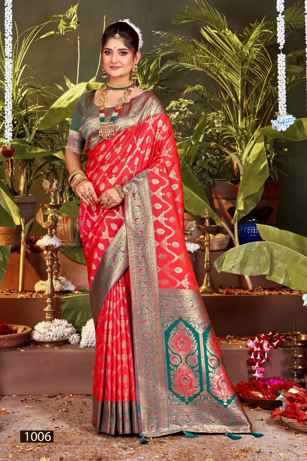 Mubarak Silk Saroski Vol 4 Silk Designer Saree Suppliers In India